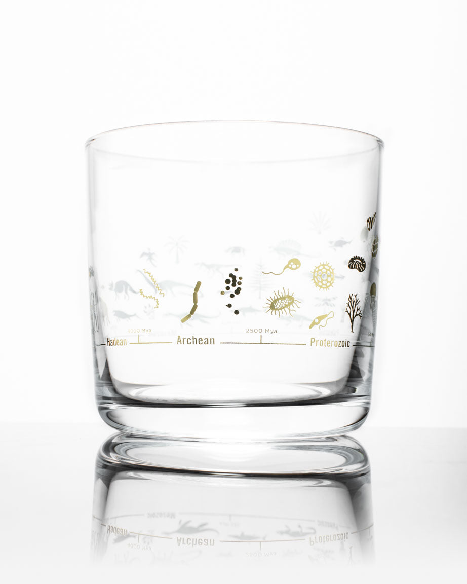 Geologic Time Scale Whiskey Glass