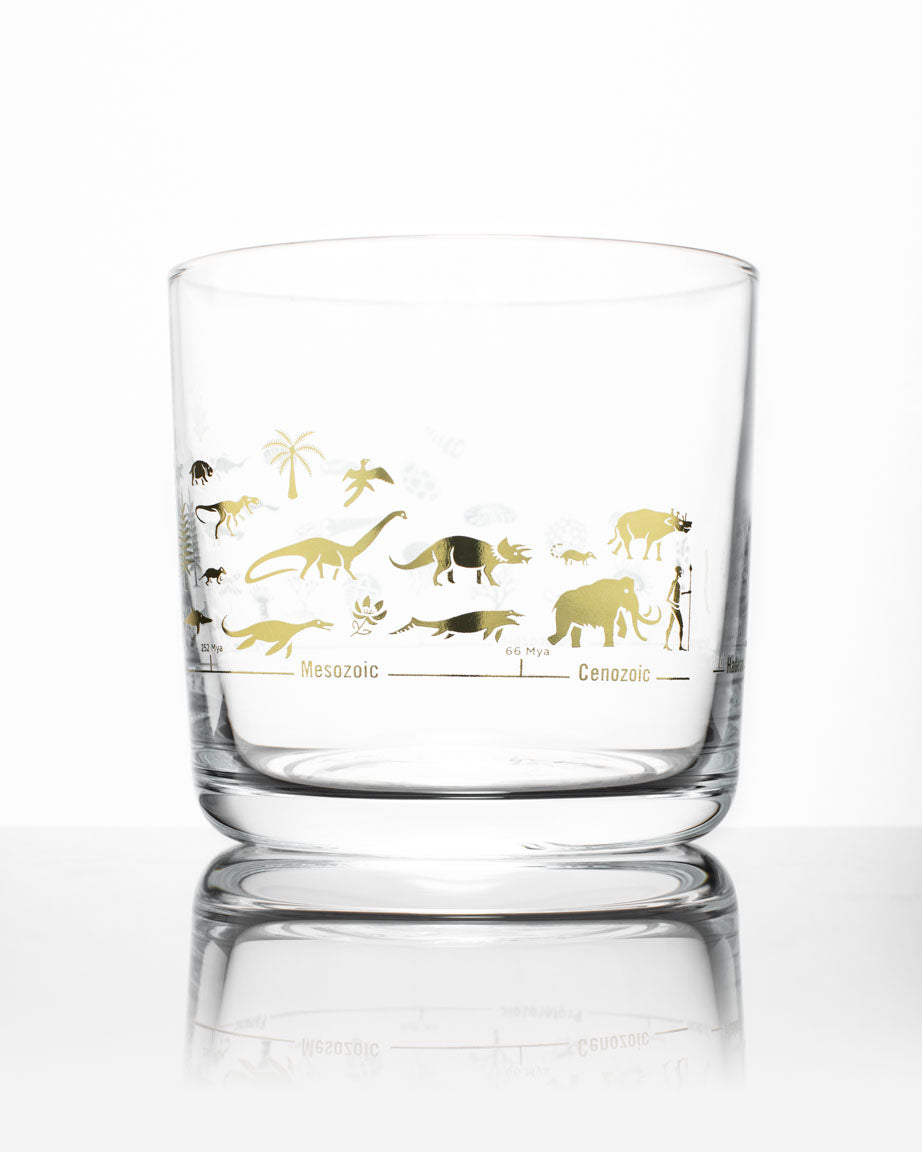 Geologic Time Scale Whiskey Glass