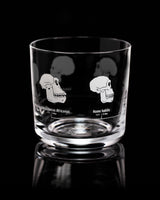 Vaso de whisky Cráneos de homínidos
