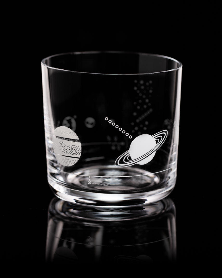 Solar System Whiskey Glass