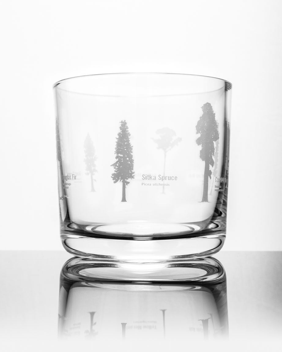 Forest Giants Whiskey Glass