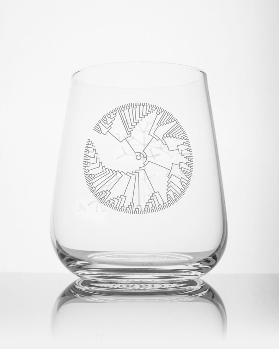 Tree of Life Wine Glass