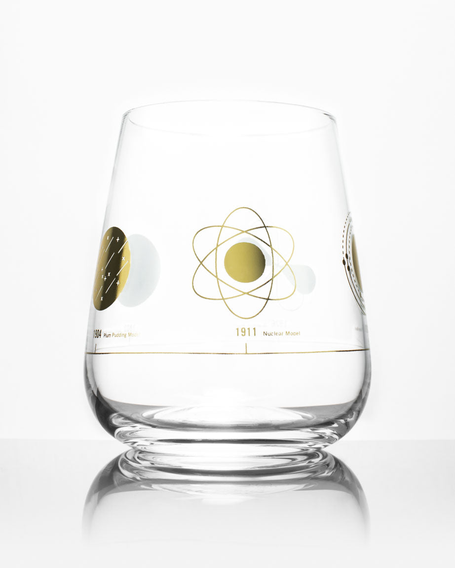 Atomic Models Wine Glass