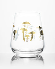 Poisonous Mushrooms Wine Glass