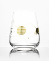 Solar System Wine Glass