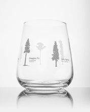 Forest Giants Wine Glass