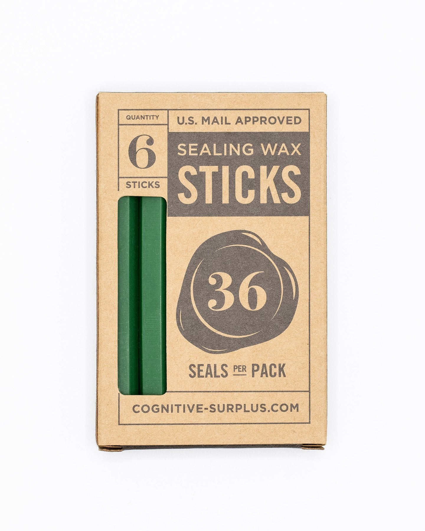 Pine Forest Green Sealing Wax Sticks