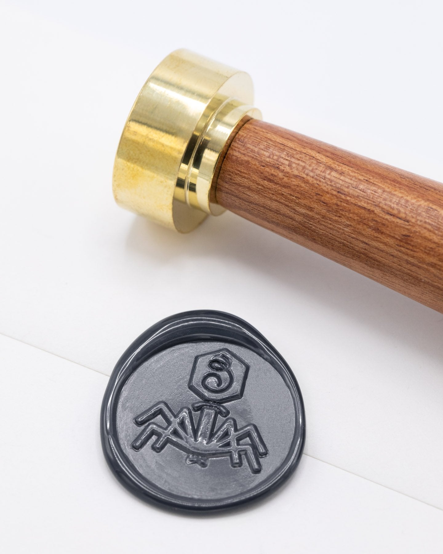 Bacteriophage Wax Stamp