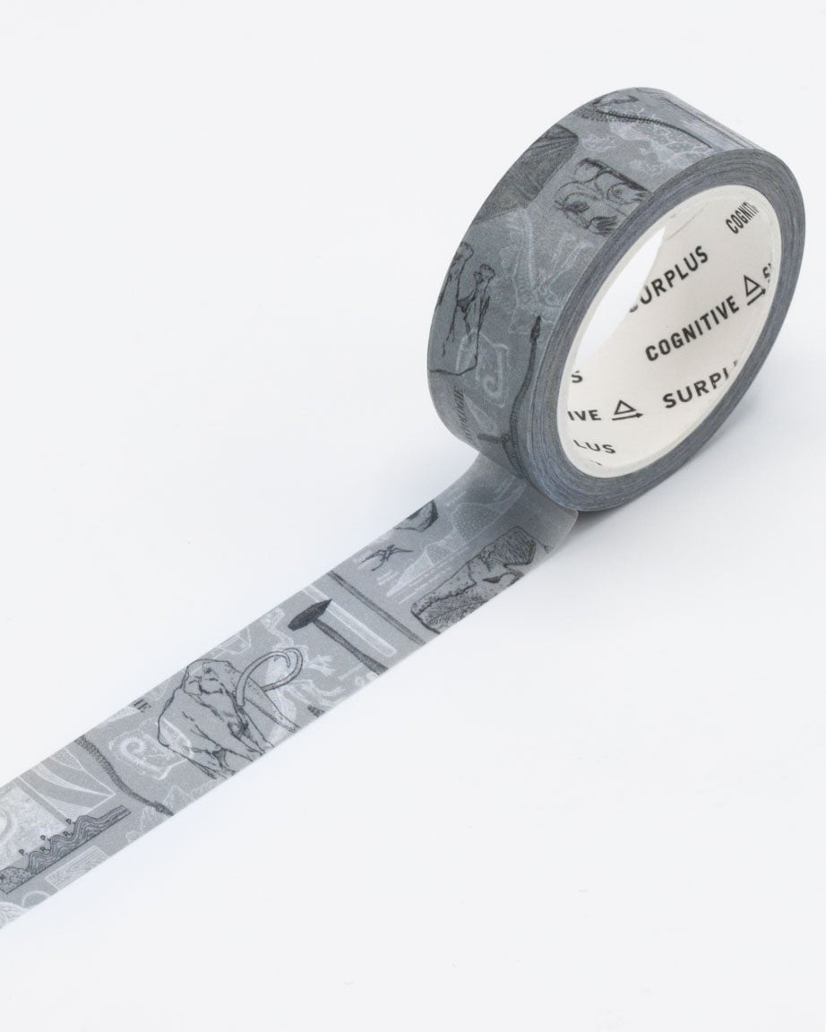 Paleontology Washi Tape - Cognitive Surplus